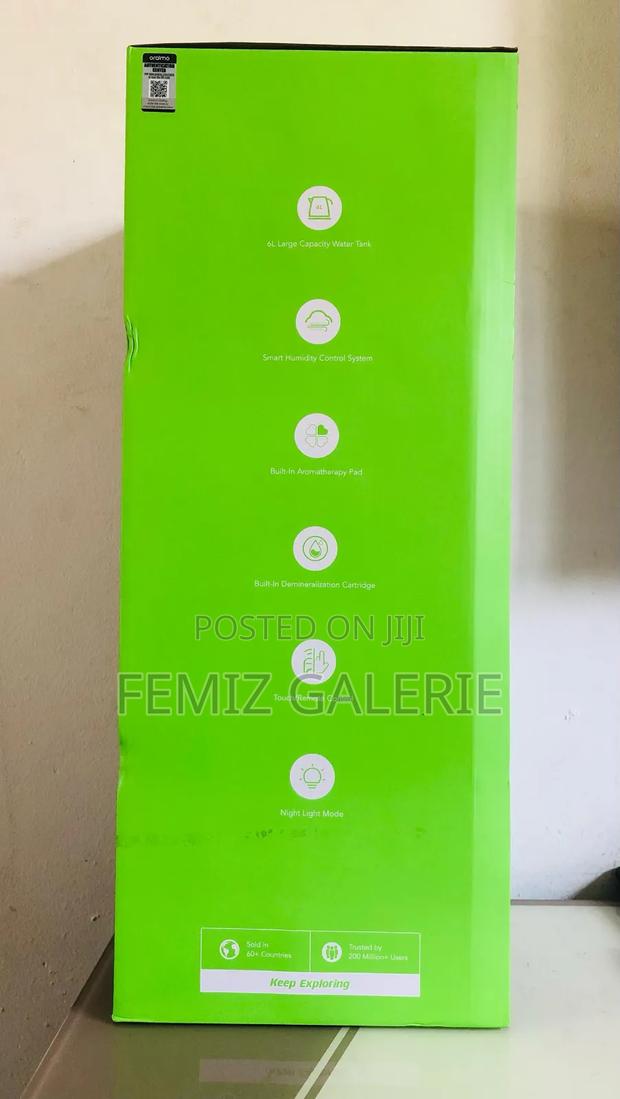 Oraimo 6l Mist Flow Max Humidifier + 2 Free Essential Oil photo 11