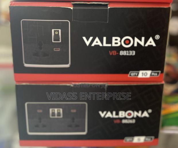 Valbona Black Color Sockets