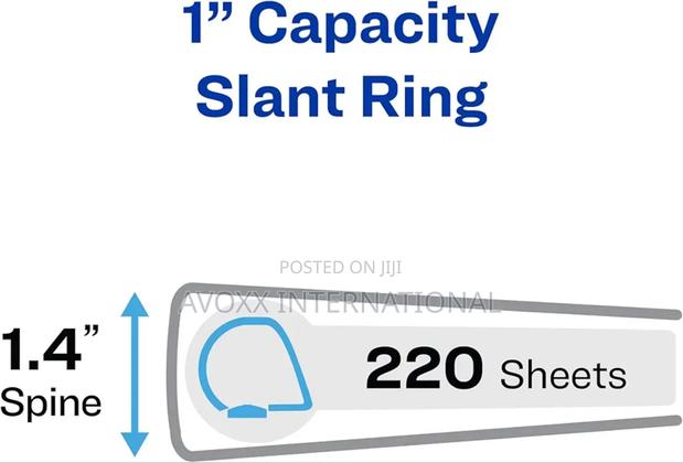 Avery Heavy-Duty View 3 Ring Binder, 1" Slant Rings photo 2