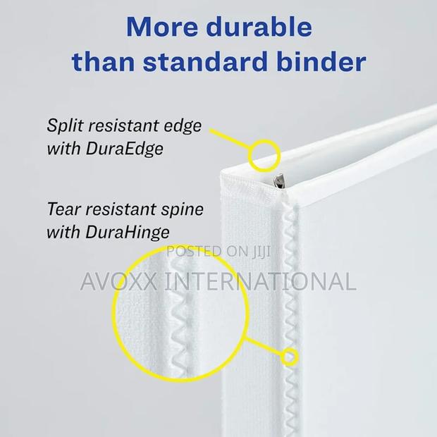 Avery Heavy-Duty View 3 Ring Binder, 1" Slant Rings photo 3