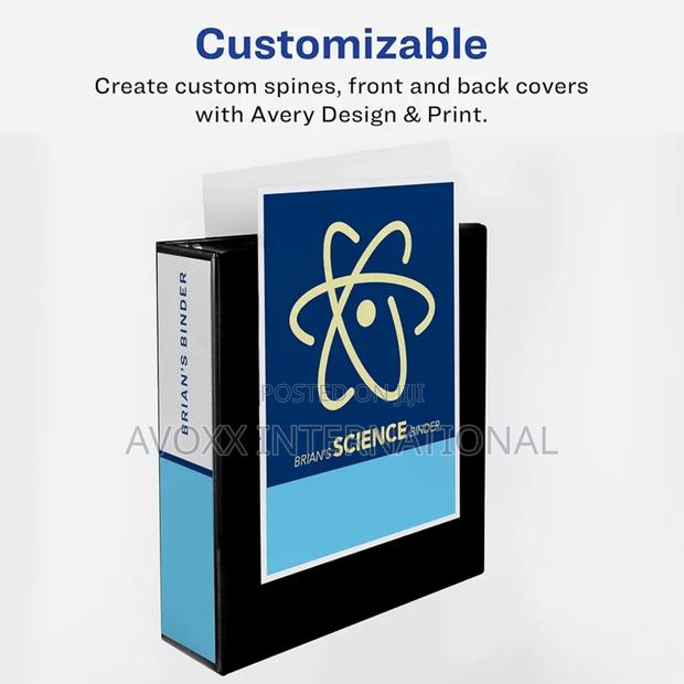 Avery Heavy-Duty View 3 Ring Binder,3"Holds 8.5" X 11" Paper