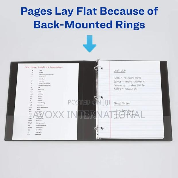 Avery Heavy-Duty View 3 Ring Binder,3"Holds 8.5" X 11" Paper