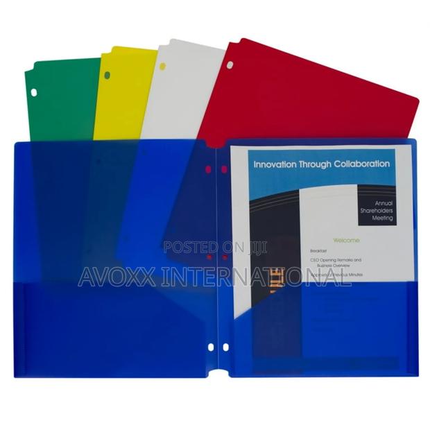C-Line Heavyweight Poly Portfolio Folder,10 Per Pack,2 Packs photo 2