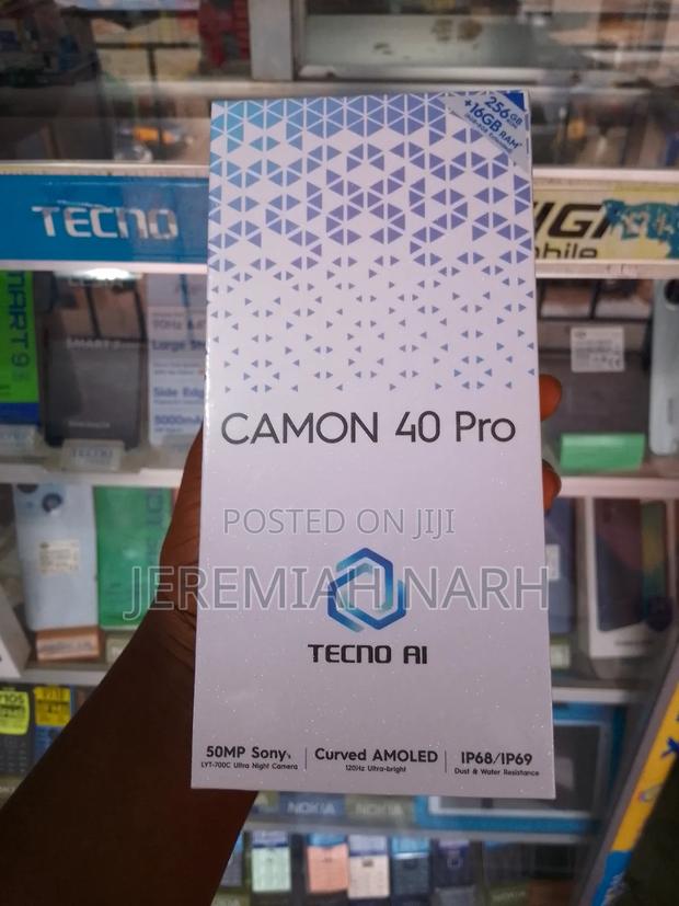 New Tecno Camon 40 Pro 256 GB Black
