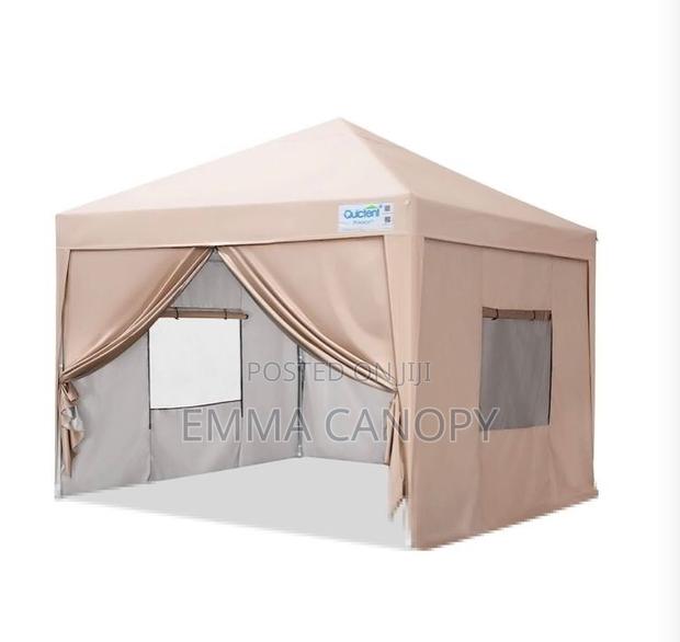 Foldable Canopy With Side Covers photo 3