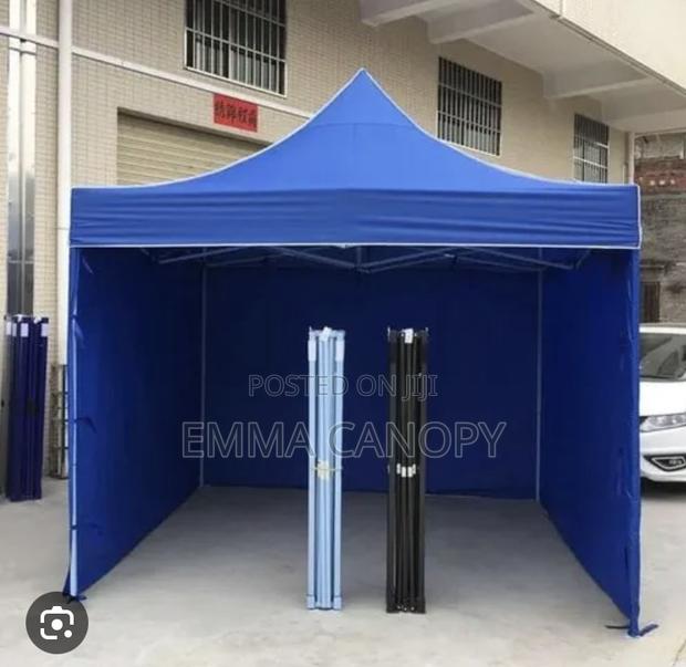 Foldable Canopy With Side Covers photo 2