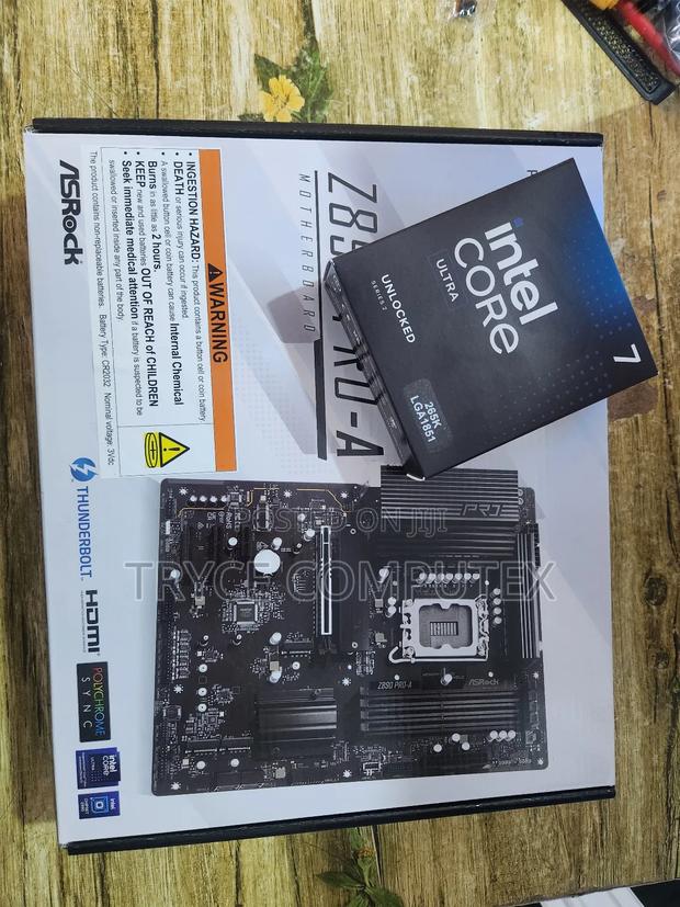 Intel Core Ultra 7 Cpu and Z890 Motherboard · Photo 2