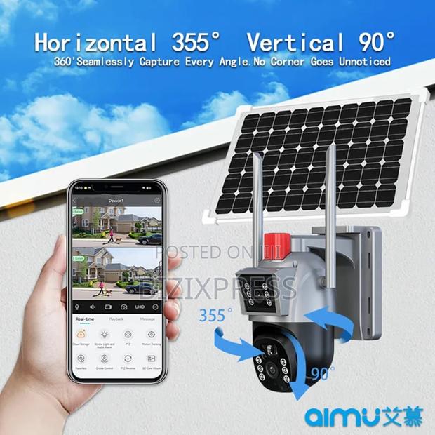 4g Solar Dual Lens Security Camera photo 2