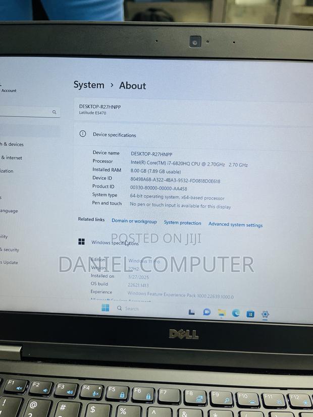 Laptop Dell Latitude 14 E5470 8GB Intel Core i7 SSD 256GB photo 9