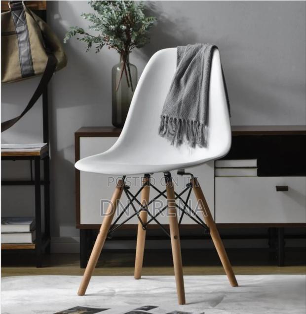 Eiffel Dining Chair Plastic Wood Retro Modern Furniture photo 5