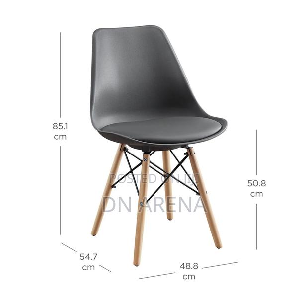 Eiffel Dining Chair Plastic Wood Retro Modern Furniture photo 7