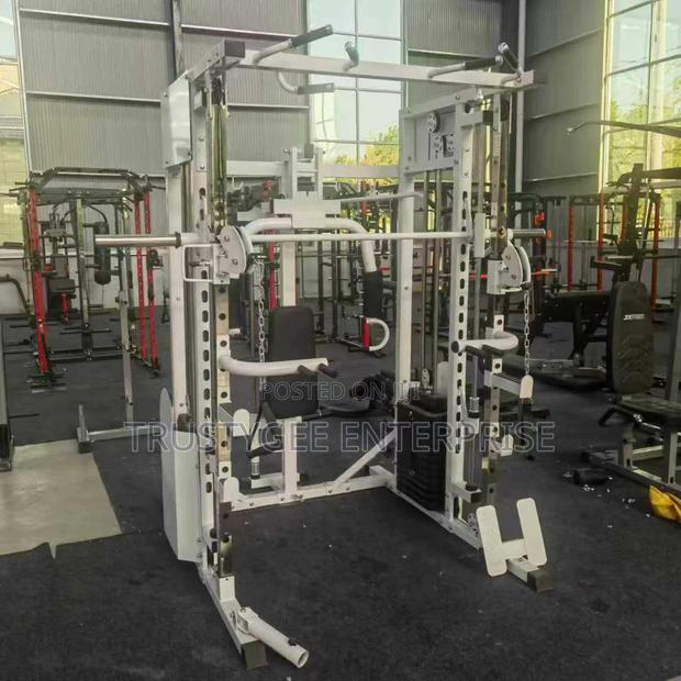 Smith Machine With 100kg Olympic Weight Plates photo 2