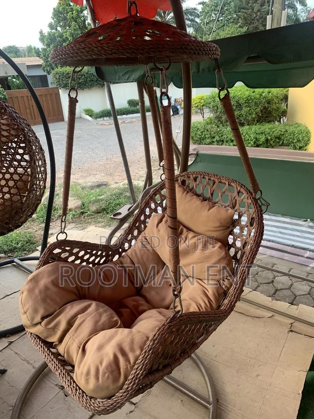 Modern Weaved 360 Swing Chair photo 2
