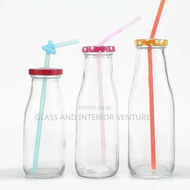 Juice Glass Bottles, Jars and Tin 500ml, 350ml 250ml photo 2