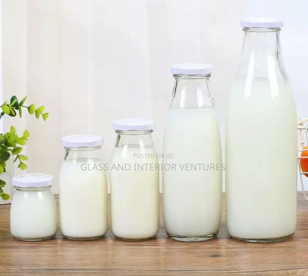 Juice Glass Bottles, Jars and Tin 500ml, 350ml 250ml photo 3