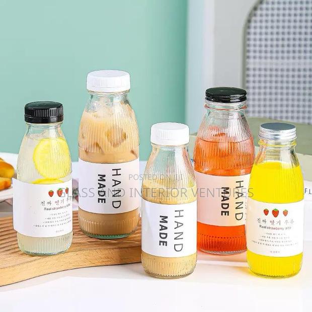 Juice Glass Bottles, Jars and Tin 500ml, 350ml 250ml photo 4