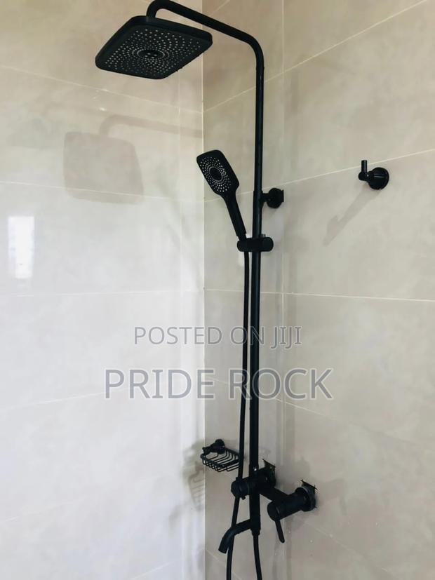 Black Quality Shower Pole, Rain Shower · Photo 2