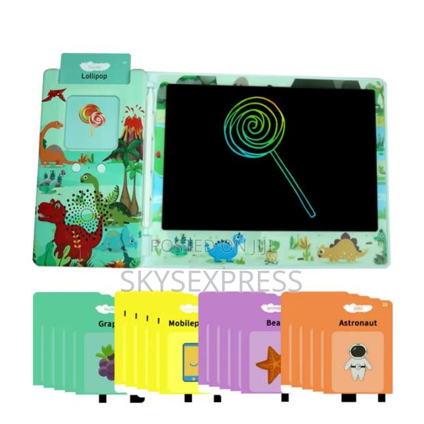 LCD Writing Tablet With Kids Flash Card Reader photo 3