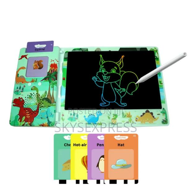 LCD Writing Tablet With Kids Flash Card Reader photo 4