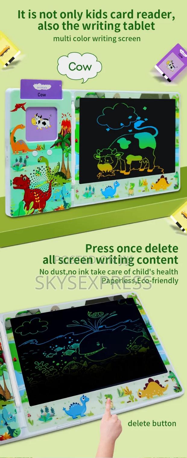 LCD Writing Tablet With Kids Flash Card Reader photo 7