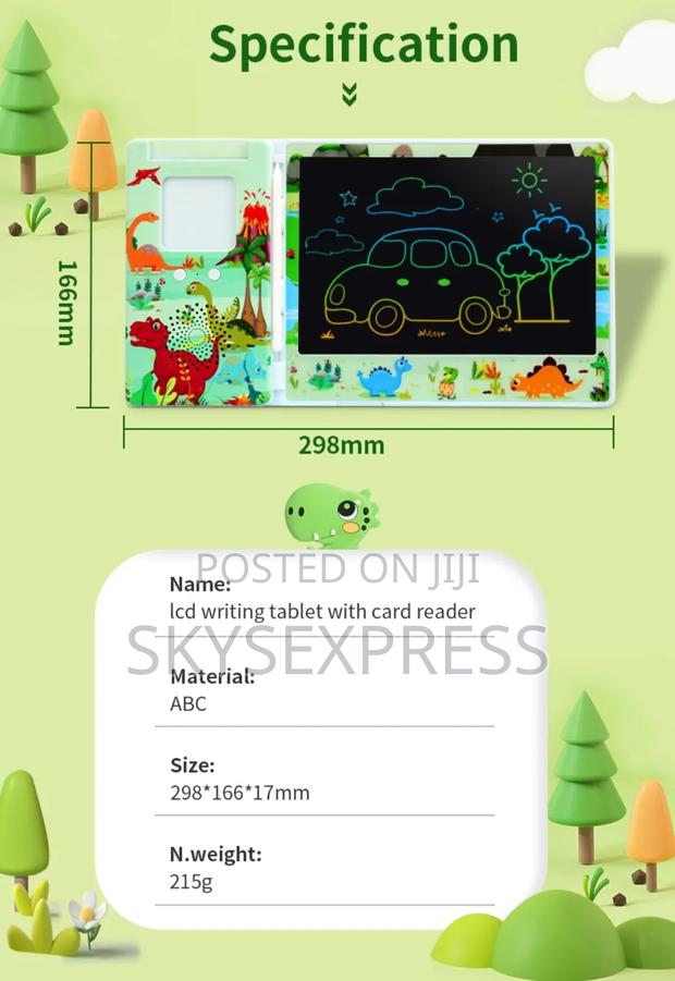 LCD Writing Tablet With Kids Flash Card Reader photo 9