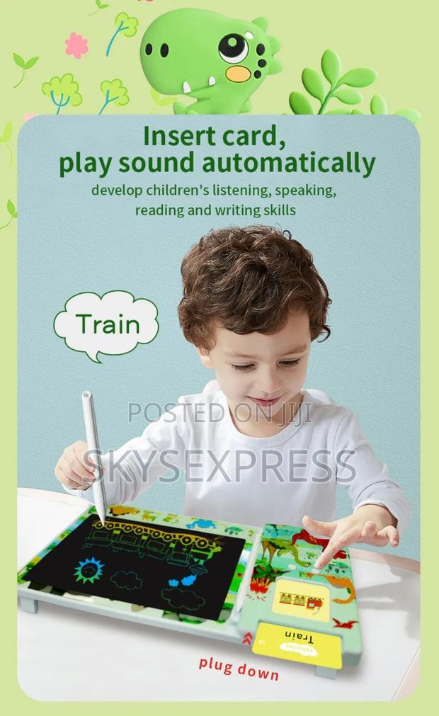 LCD Writing Tablet With Kids Flash Card Reader photo 11