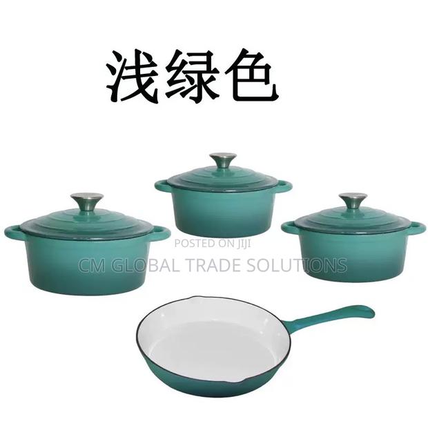 7 Set Cast Iron Cookware photo 5