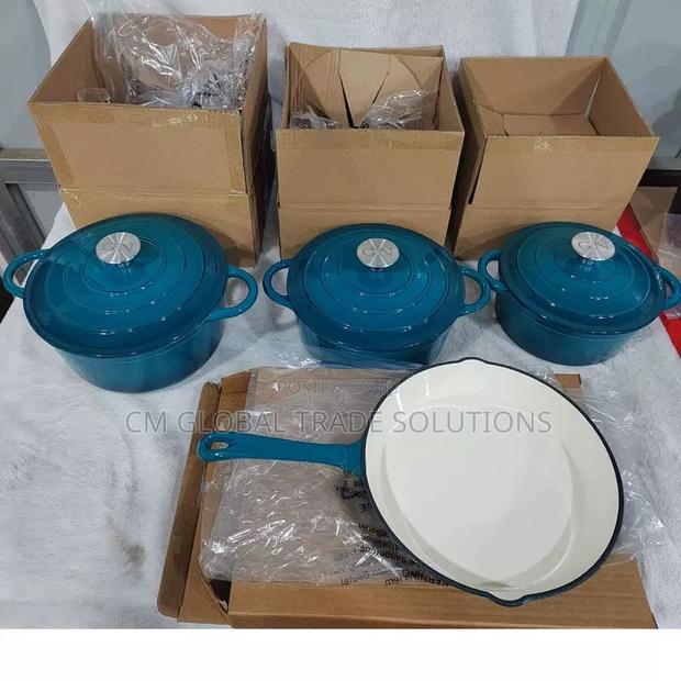 7 Set Cast Iron Cookware photo 3
