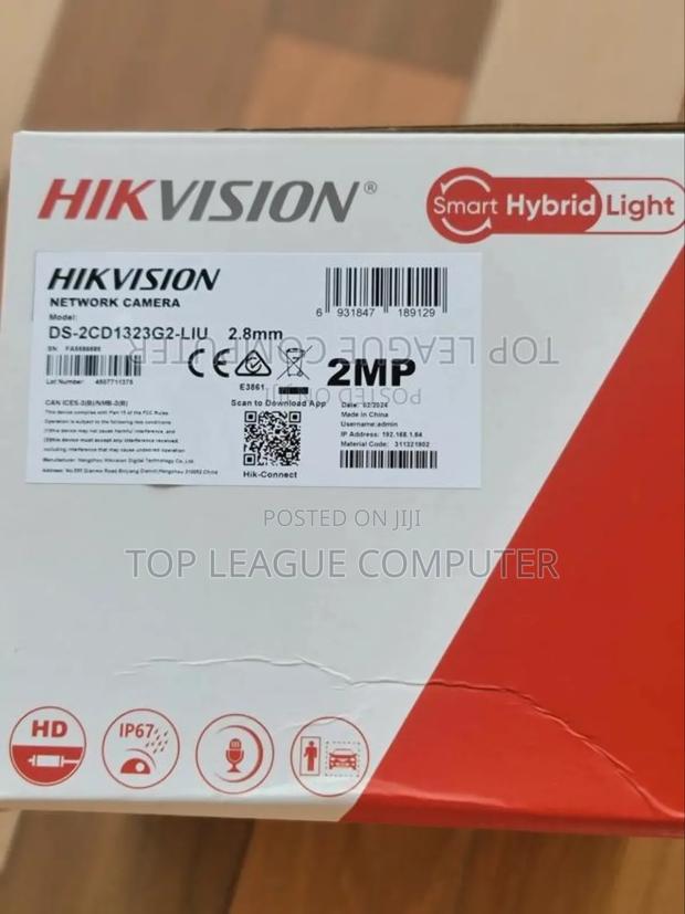Hikvision 2mp Ds-2cd1323g2-Liu Smart Hybrid Network Camera photo 3