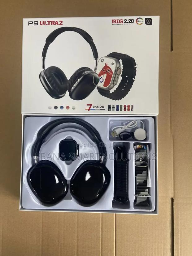 P9 Ultra 2 Smart Watch Bundle