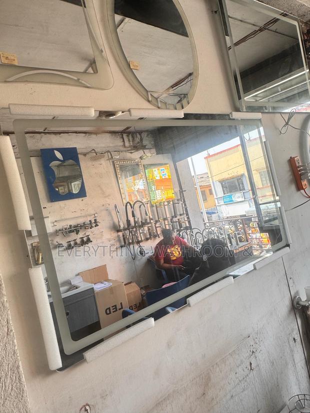 Large Led Mirror 120x70cm_rectangular Led Mirror_big Size · Photo 3