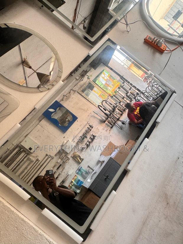Large Led Mirror 120x70cm_rectangular Led Mirror_big Size · Photo 4
