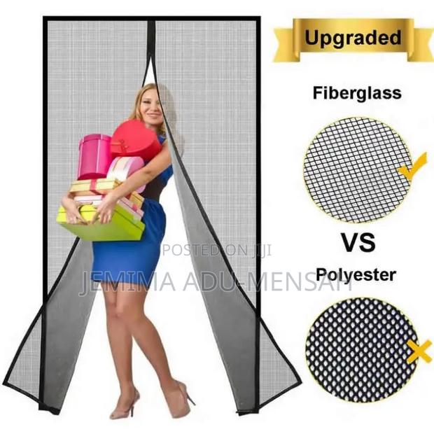 Fiberglass Magnetic Screen Door Curtain