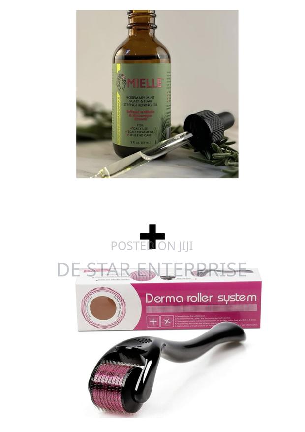 Derma Roller + Mielle Rosemary Oil for Wild Hair Growth · Photo 2
