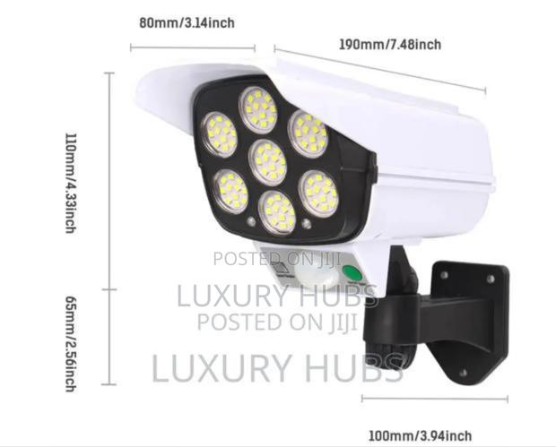 Outdoor Flood Solar Sensor Security Similar Camera Led Light photo 3