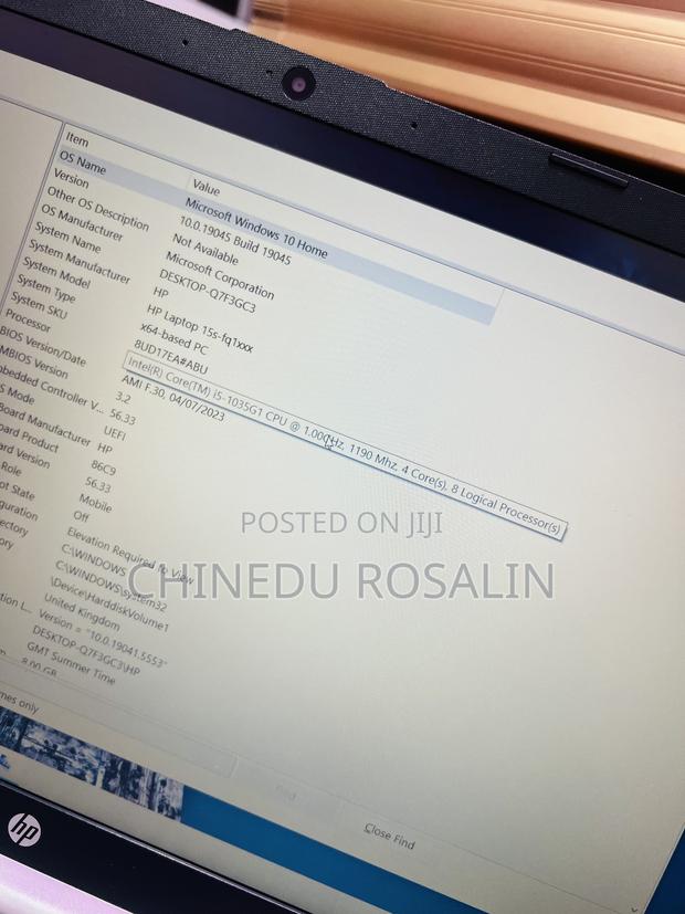 Laptop HP 15-Da3007nia 8GB Intel Core I5 SSD 256GB photo 4