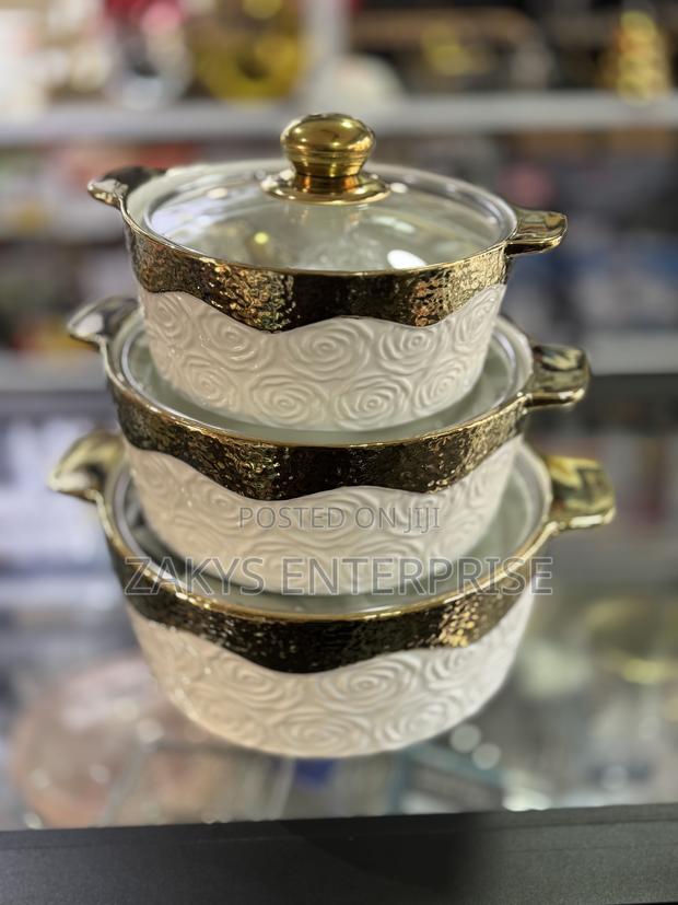 3pcs Ceramic Serving Bowls Set · Photo 4