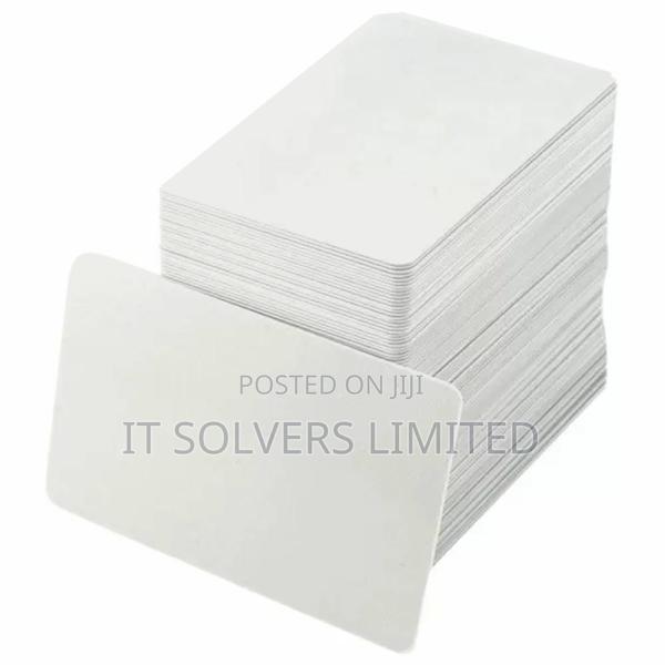 Id - Blank White PVC Cards(100pc)