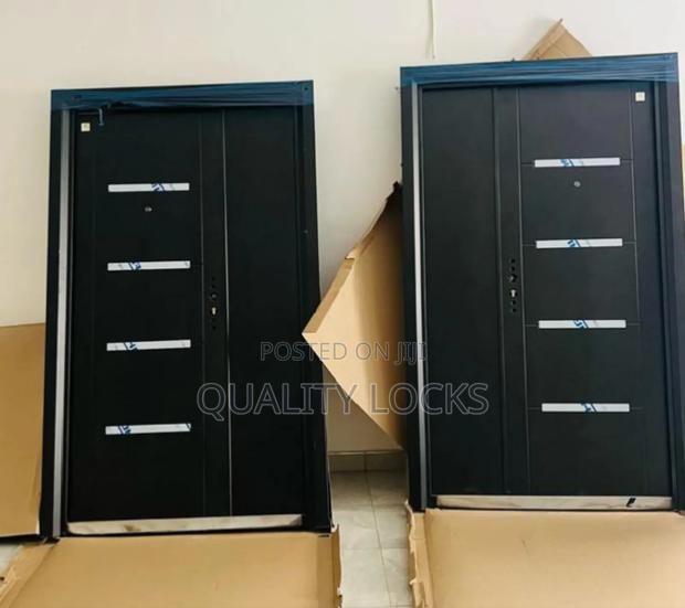 Quality Exterior Black Metallic Doors · Photo 2