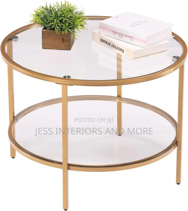 2-Tier Glass Coffee Table · Photo 3