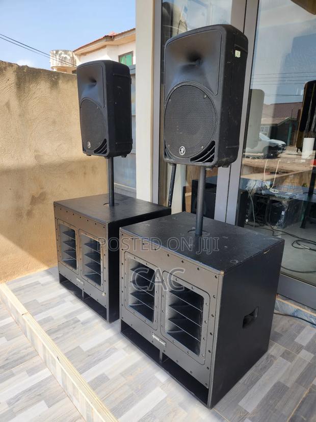 18" Active Subwoofer and Mackie Tops photo 2