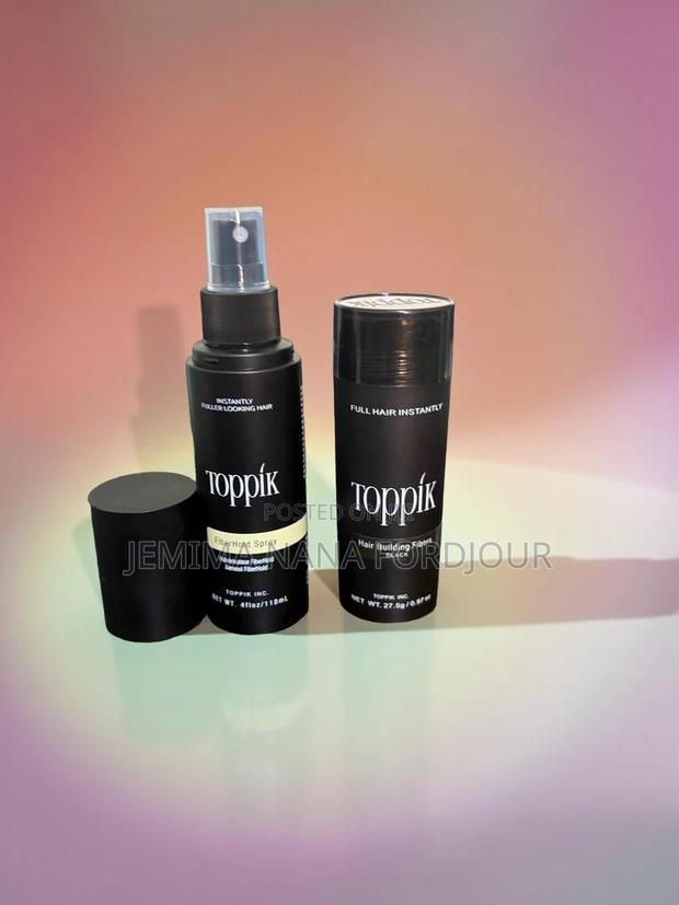 Toppik Hair Fiber Black 27.5g + Fiberhold Spray · Photo 4