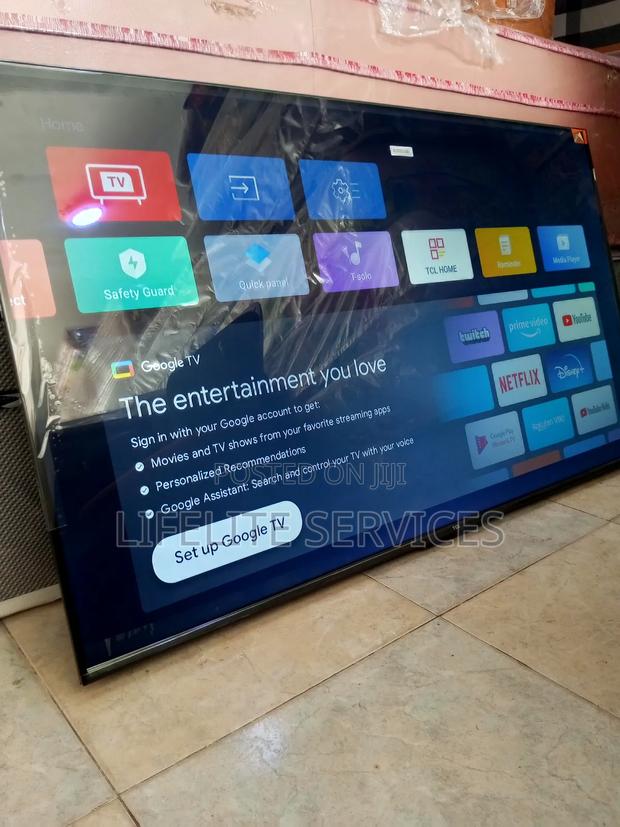 TCL 55" Android Smart Tv With 16gb Memory