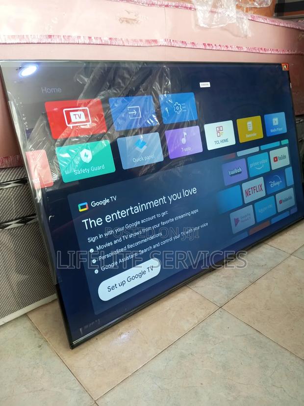 TCL 55" Android Smart Tv With 16gb Memory