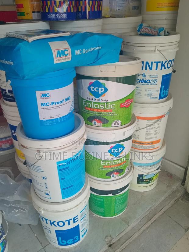 Water Proof Paints(Mc Proof 500, Flint Kote, Tcp, Ezzy) 20kg