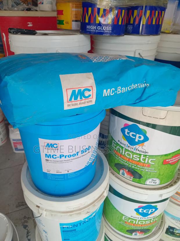 Water Proof Paints(Mc Proof 500, Flint Kote, Tcp, Ezzy) 20kg
