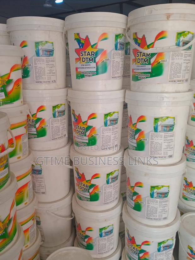 Star Paints in All Colours (Acrylic, Semi Gloss, Dtm) - 20l