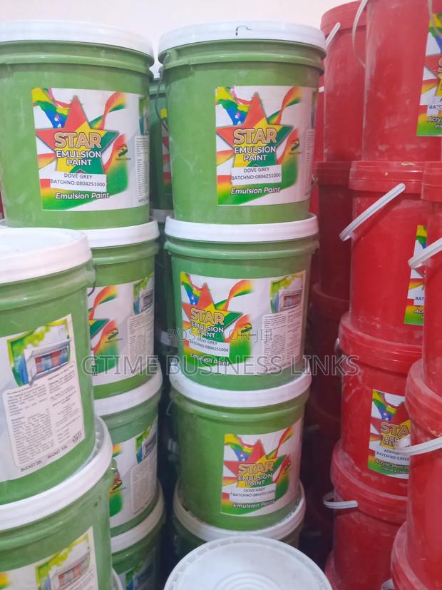 Star Paints in All Colours (Acrylic, Semi Gloss, Dtm) - 20l