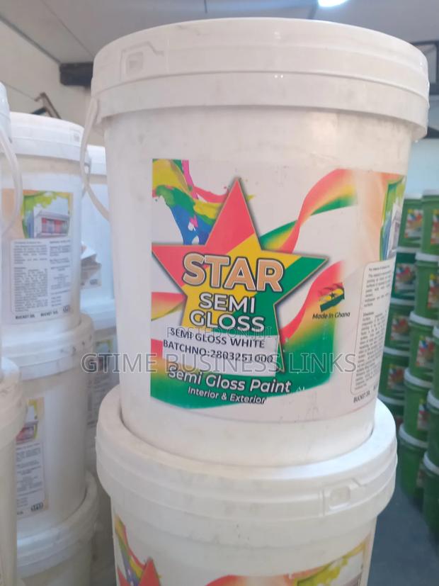 Star Paints in All Colours (Acrylic, Semi Gloss, Dtm) - 20l