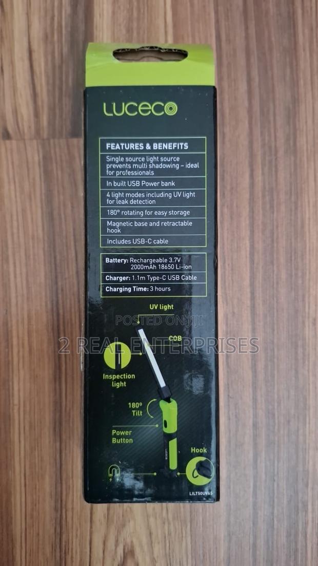 Luceco Slim Foldable Torch With Uv Usb Power Bank · Photo 4